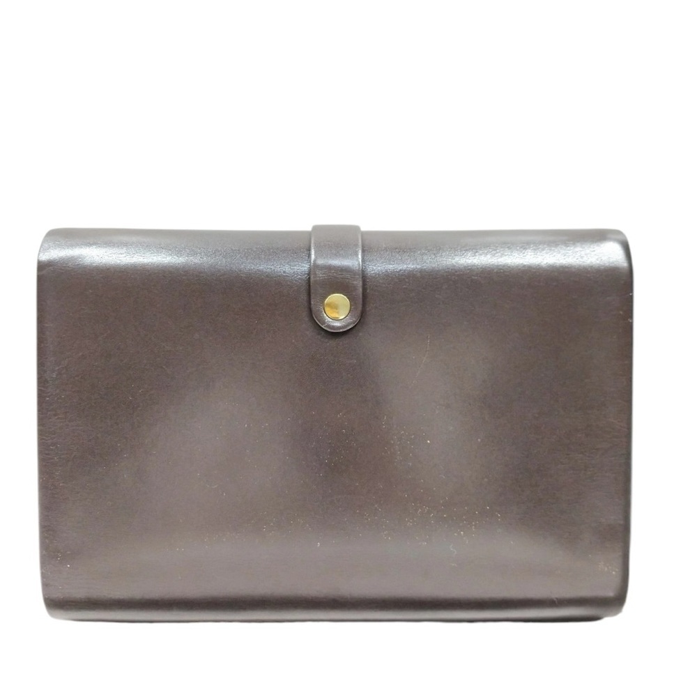 Dior leather shoulder bag brown and gold - Picture 4 of 13